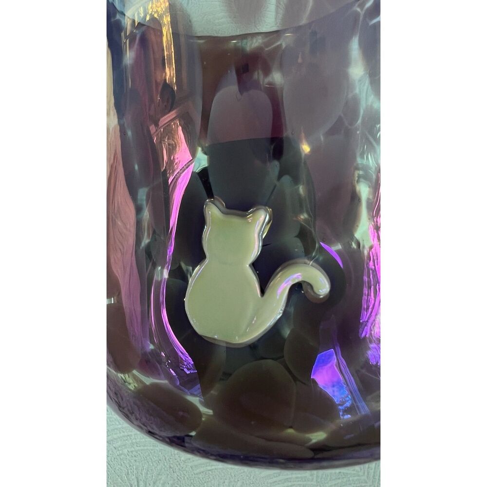 NWT Anthropologie Marquee Icon Juice Glass Color: White Cat - Picture 6 of 11